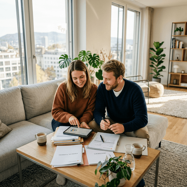 Privatpersonen bei der Finanzplanung