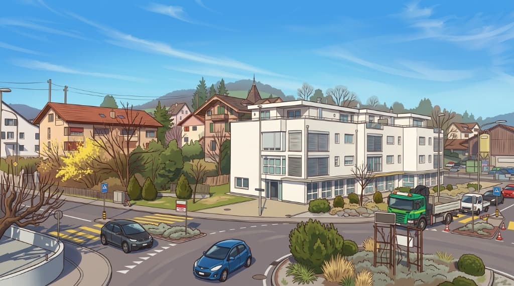 Bürogebäude der CBP Finance GmbH an der Ergolzstrasse 1 in 4460 Gelterkinden